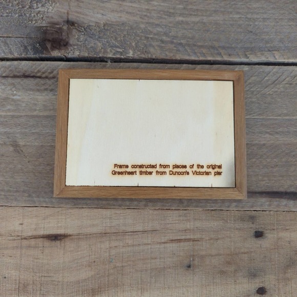 Vintage Wooden Scene of Dunoon Victorian Pier in Scotland - Picture 4 of 8